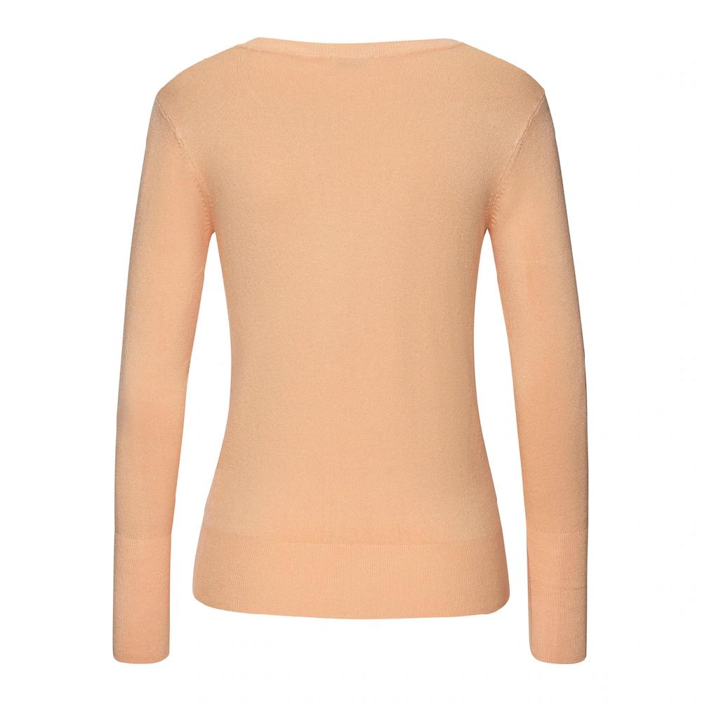 Vivance V-Ausschnitt-Pullover In Taillierter Form Weicher Strickpullover Basic Klassisch