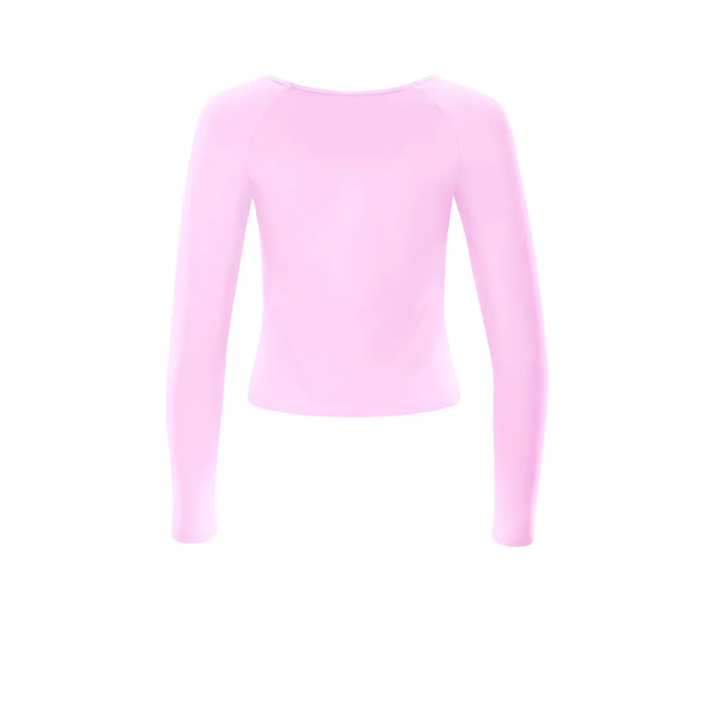 Winshape Langarmshirt »Cropped Functional Light And Soft« Overlap-Applikation