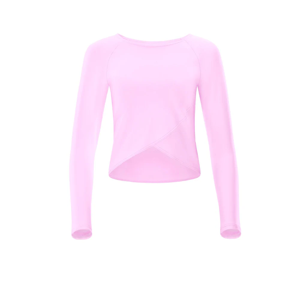 Winshape Langarmshirt »Cropped Functional Light and Soft« Overlap-Applikation