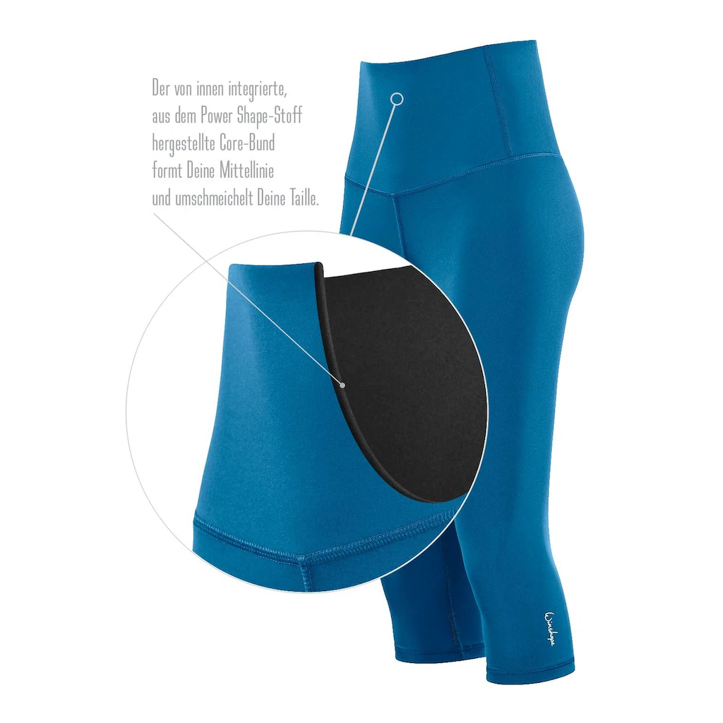 Winshape Leggings »3/4 Functional Comfort HWL217C« Mit V-Shape Applikation Und Core-Bund