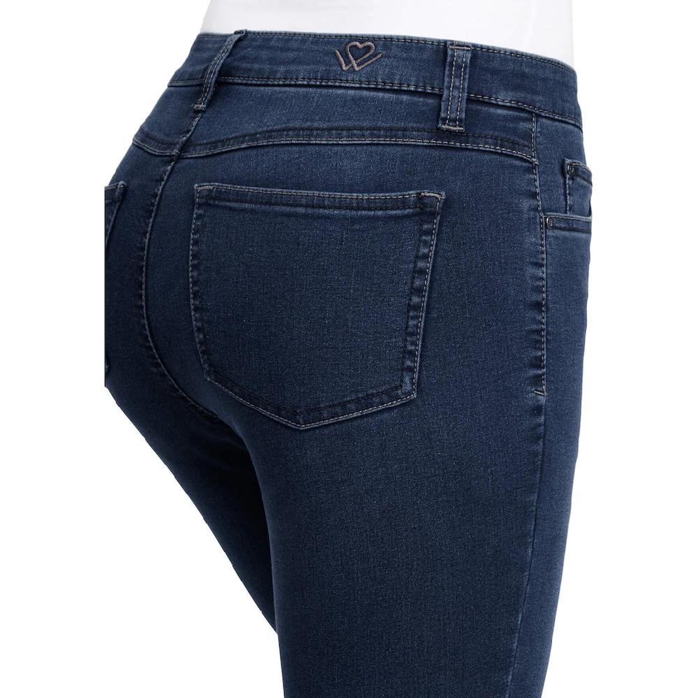 Wonderjeans Bootcut-Jeans Figurbetonte Form Mit Leicht Ausgestelltem Bein