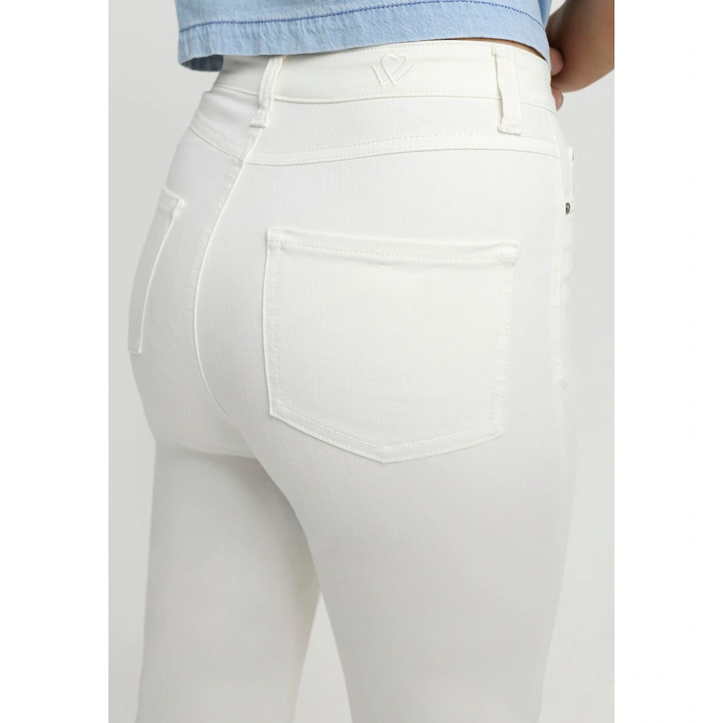 Wonderjeans Bootcut-Jeans Mit Hoher Taille