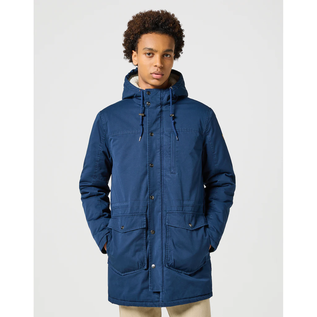Wrangler Parka »HEAVY PUFFER JACKET« mit Kapuze mit Kordelzug ▷ für
