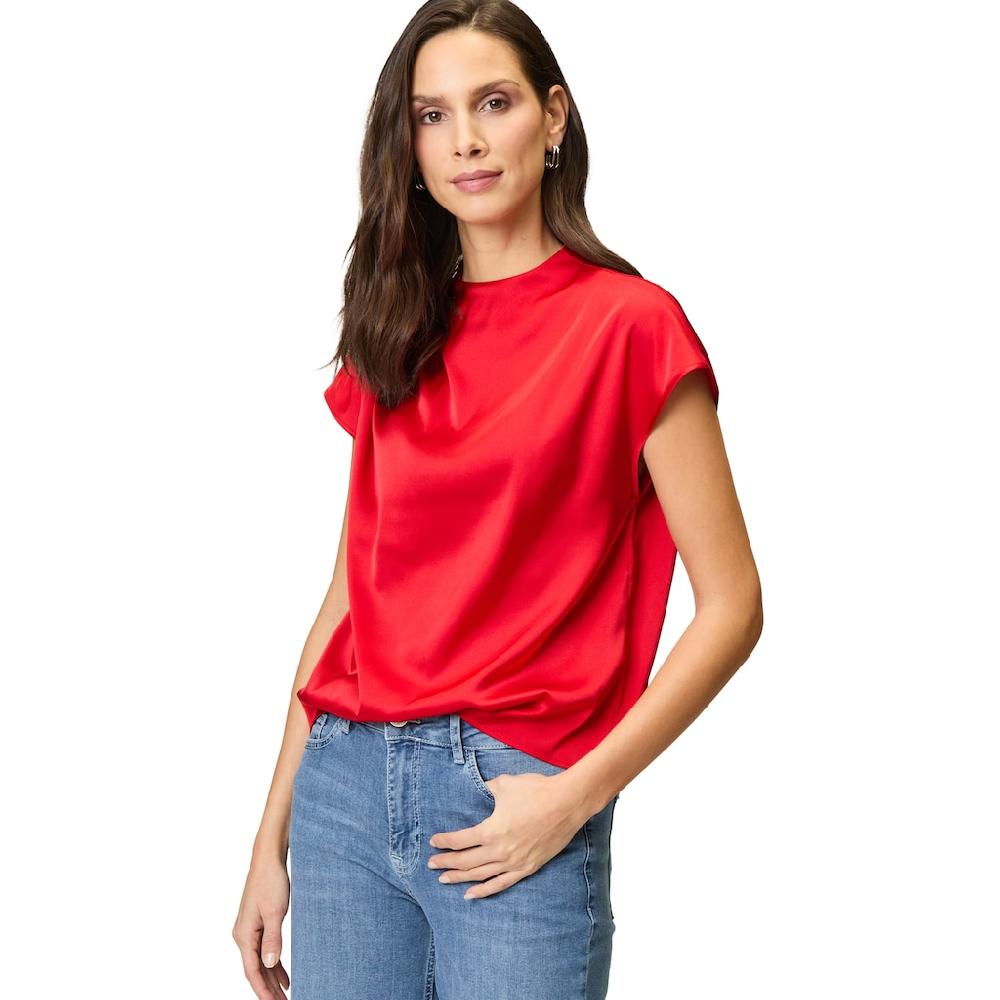 Zero Blusentop »zero Blusentop mit Stehkragen«