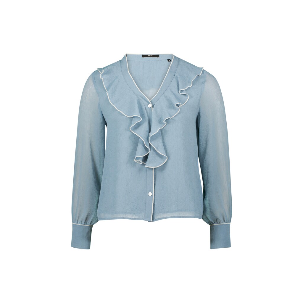 Zero Chiffonbluse »zero Chiffonbluse Mit Volants«
