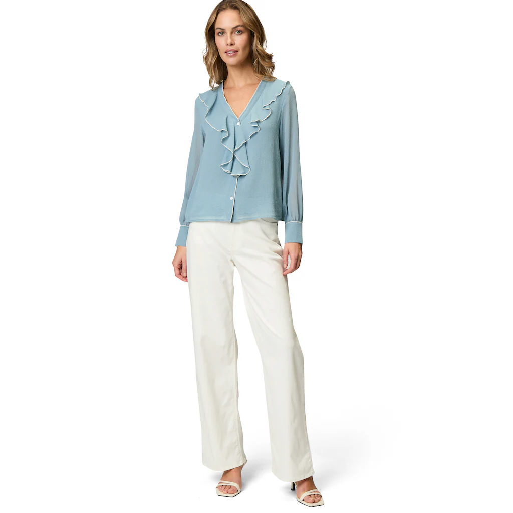 Zero Chiffonbluse »zero Chiffonbluse Mit Volants«