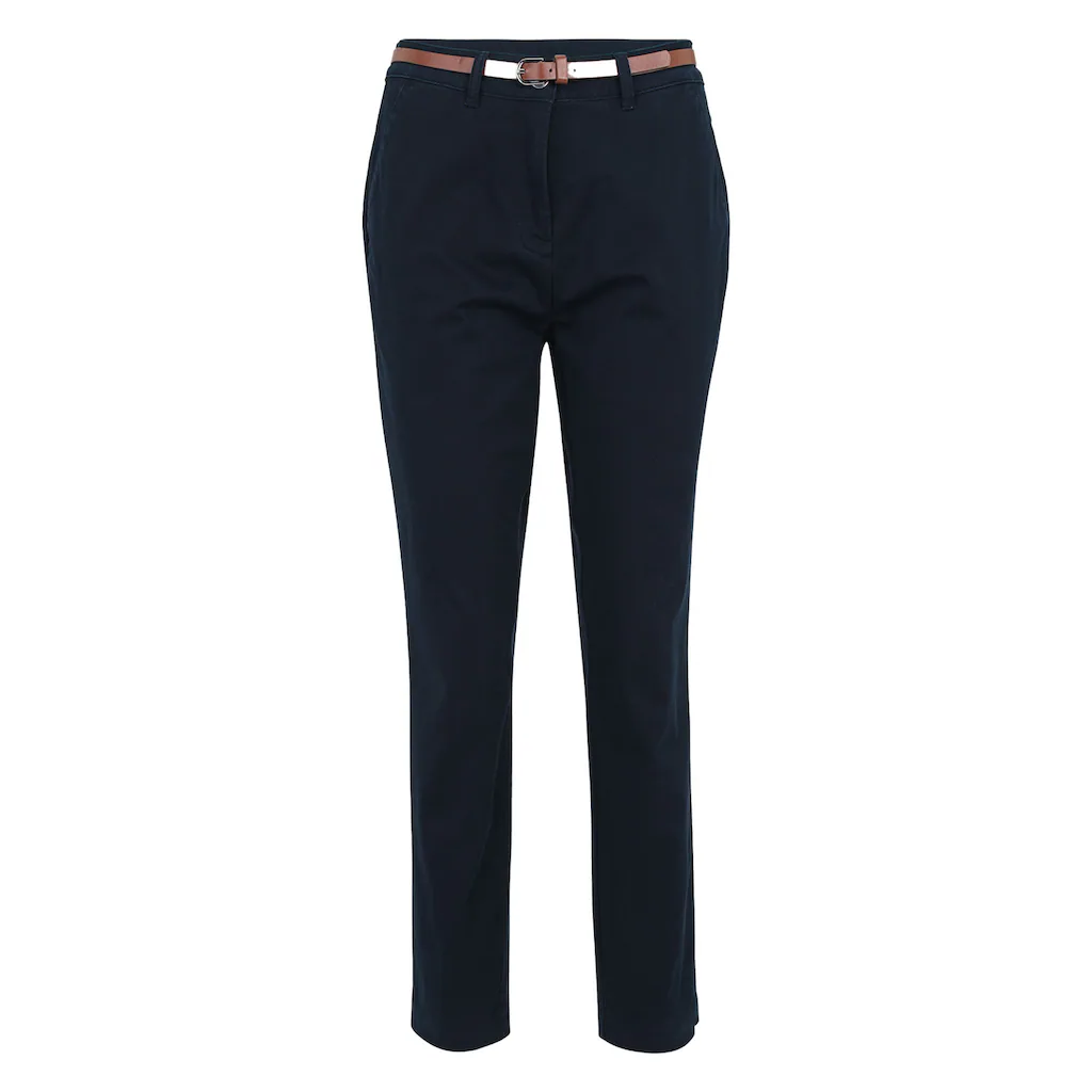Zero Chinohose »zero Chinohose Mit Gürtel 28 Inch« Gürtel