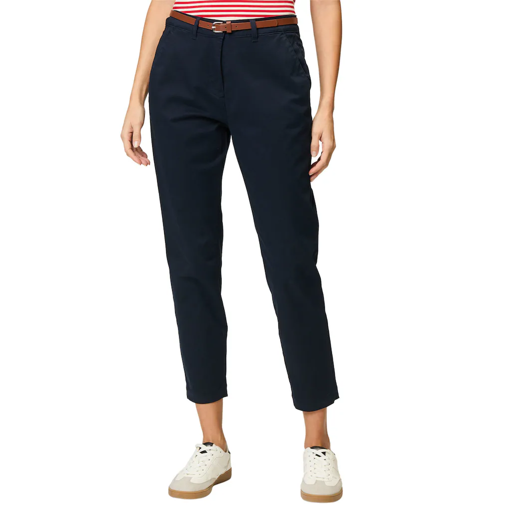 Zero Chinohose »zero Chinohose mit Gürtel 28 Inch« Gürtel