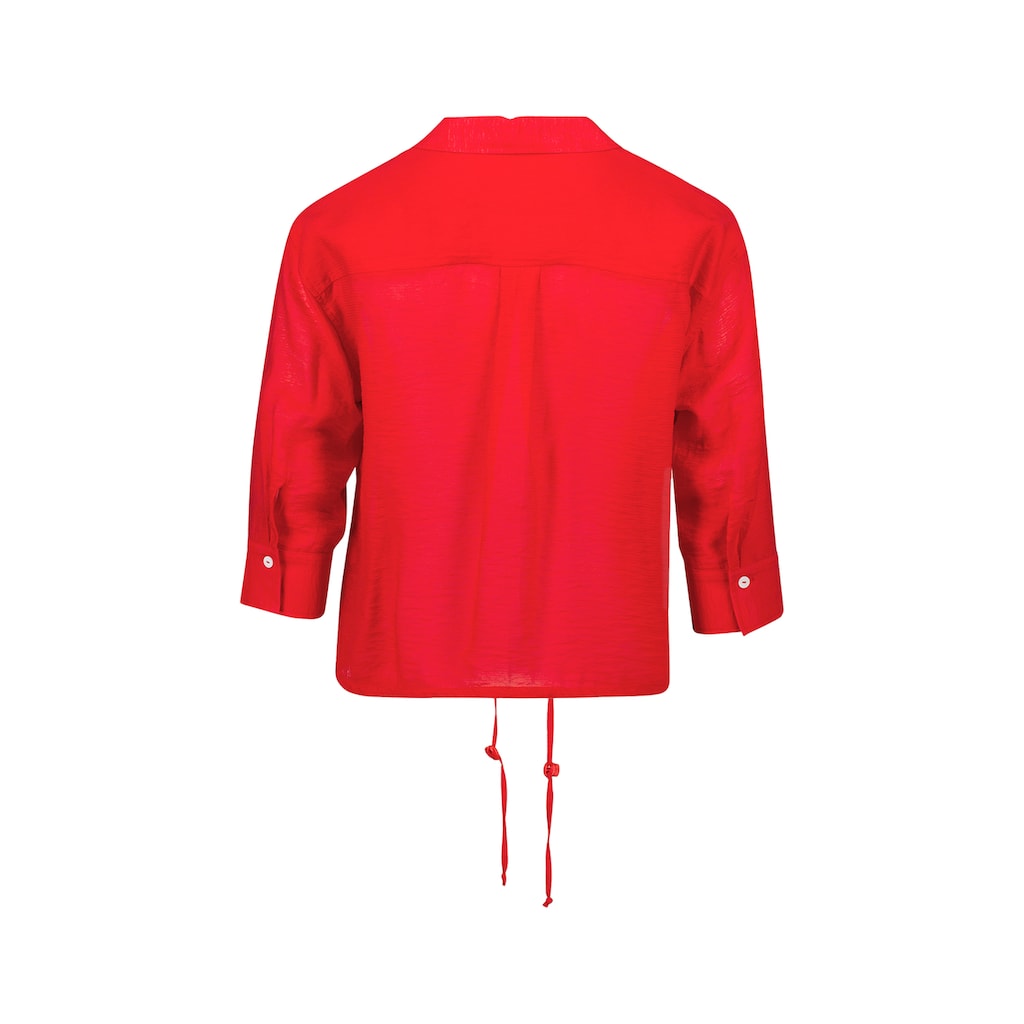 Zero Hemdbluse »zero Hemdbluse Mit Knitteroptik«