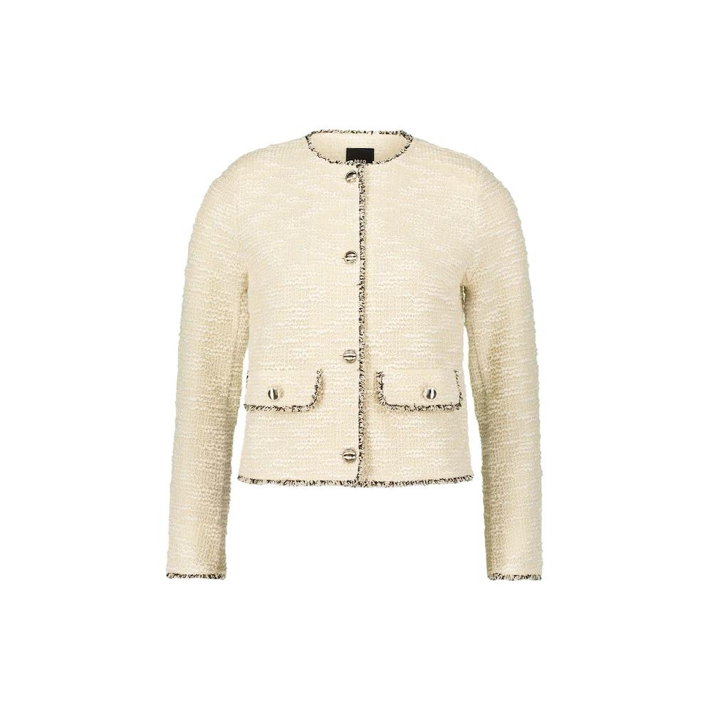 Zero Jackenblazer »zero Blazer Bouclè Mit Knöpfen« Knopfleiste