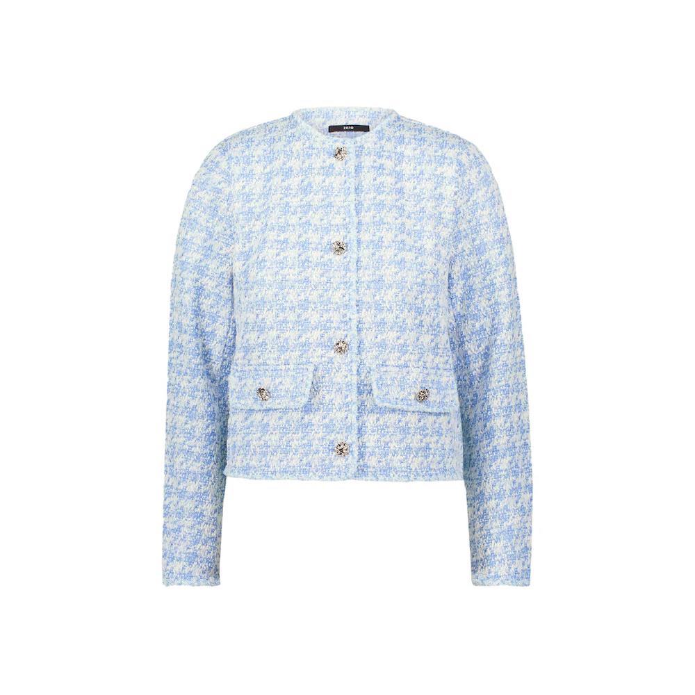 Zero Jackenblazer »zero Blazer Mit Taschenklappen« Knopfleiste