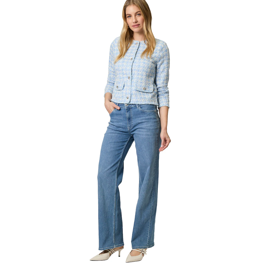 Zero Jackenblazer »zero Blazer Mit Taschenklappen« Knopfleiste