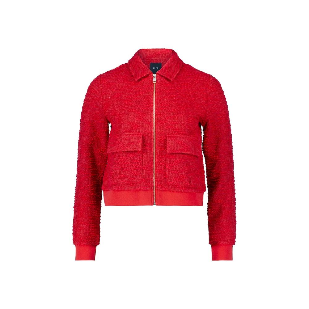 Zero Jackenblazer »zero Bouclè-Jacke Mit Klappentaschen« Weiteres Detail