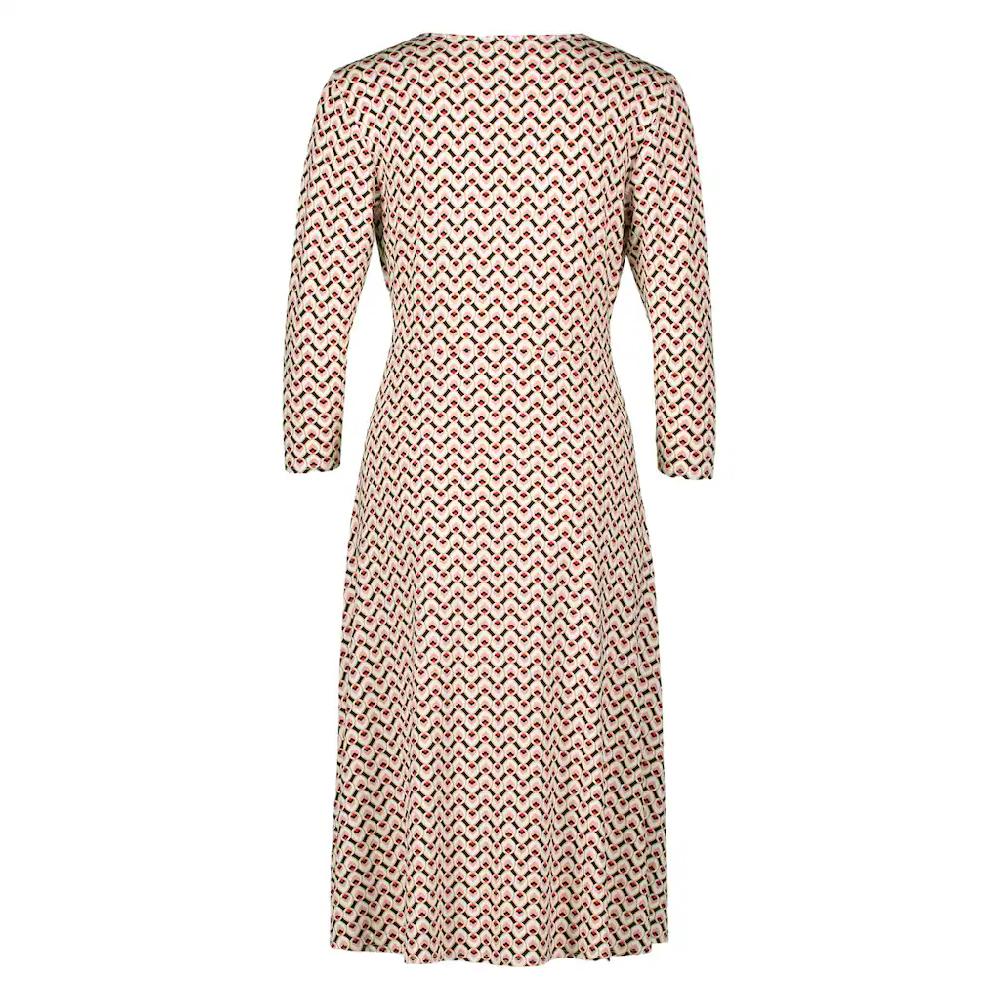 Zero Jerseykleid »zero Jerseykleid Mit Grafischem Print« Wickeldesign
