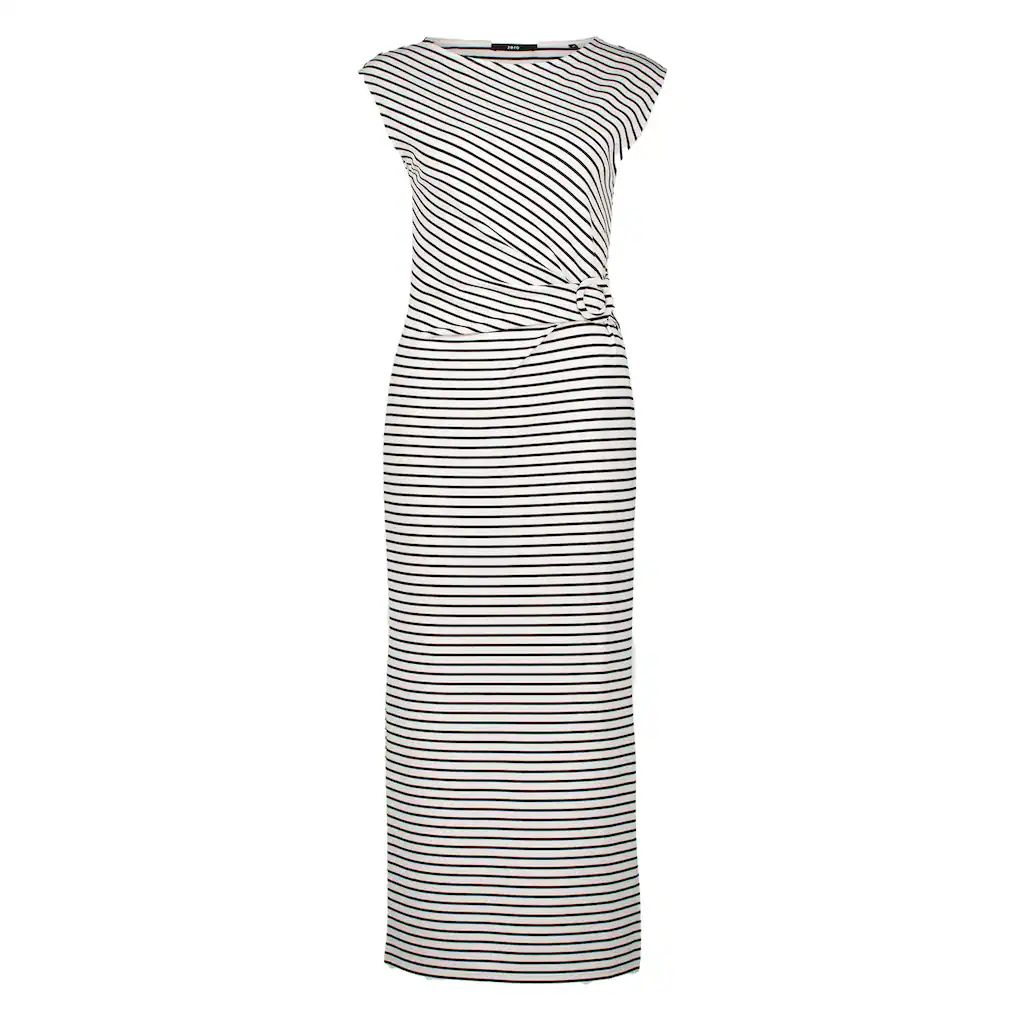Zero Jerseykleid »zero Jerseykleid Mit Streifen« Gürtel