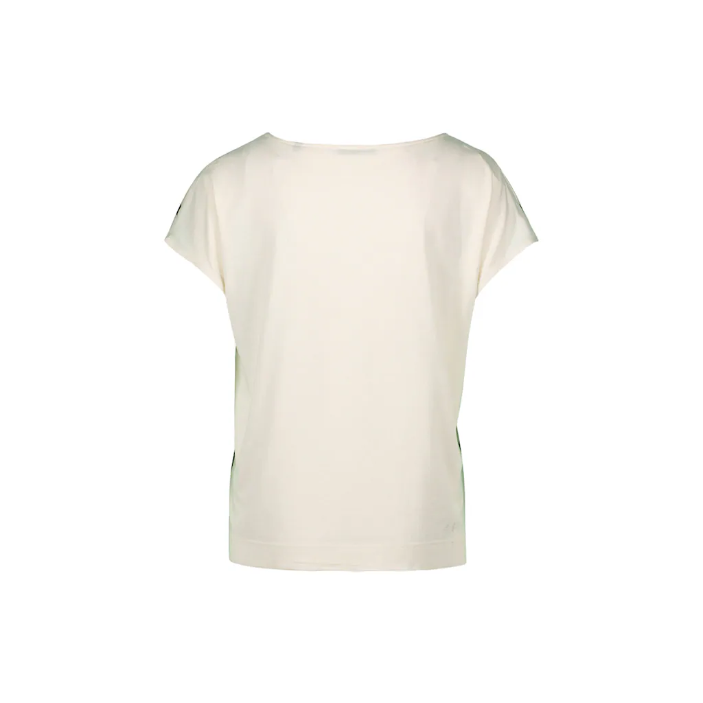 Zero Kurzarmshirt »zero Satinshirt Mit Print« (1 Tlg.) Plain/ohne Details