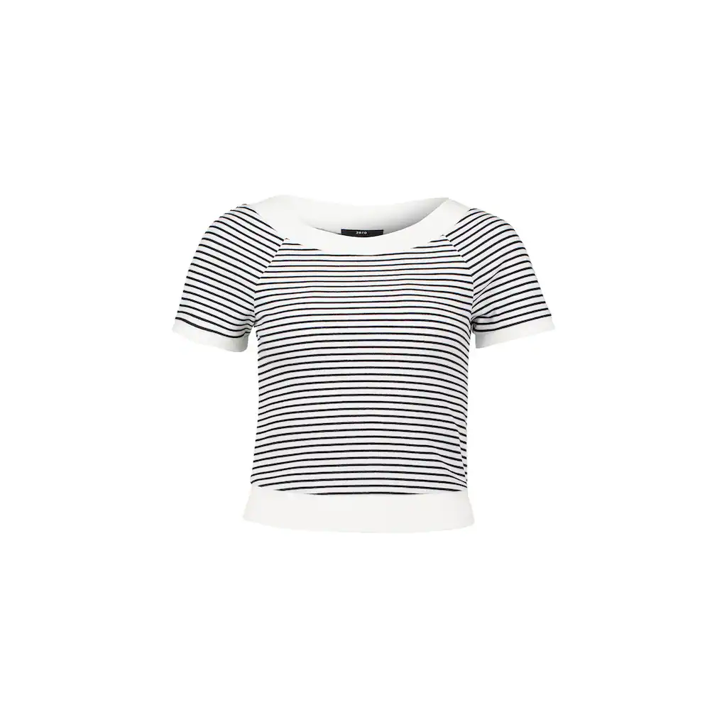 Zero Kurzarmshirt »zero Streifenshirt Mit Raglan Ärmel« (1 Tlg.) Plain/ohne Details
