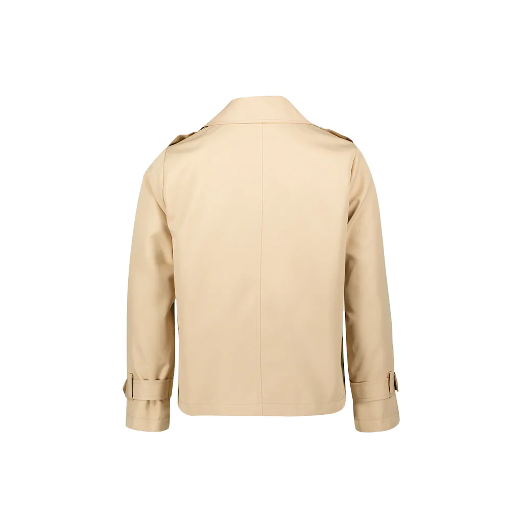 Zero Langjacke »zero Trenchjacke Zweireihig Mit Reverskragen«