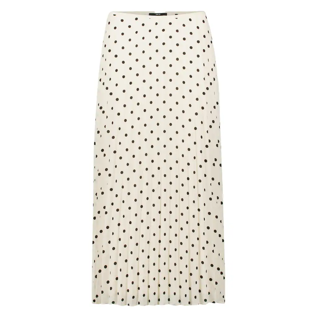Zero Maxirock »zero Faltenrock Mit Punkten« Falten