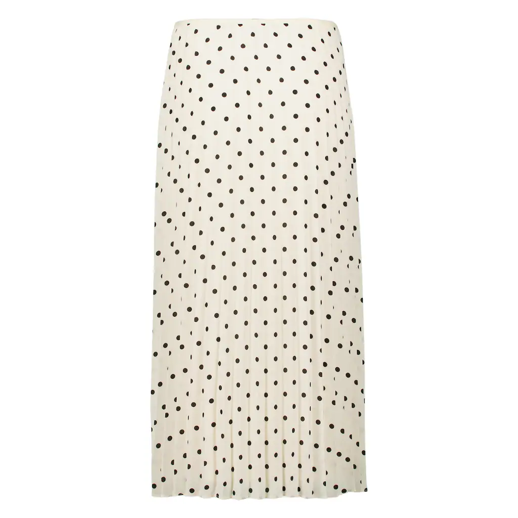Zero Maxirock »zero Faltenrock Mit Punkten« Falten