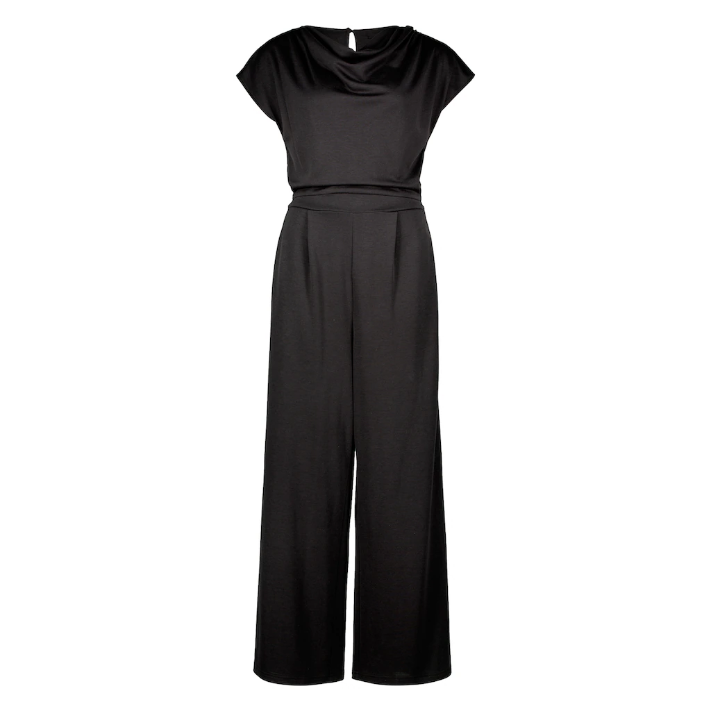 Zero Overall »zero Jumpsuit Mit Wasserfallausschnitt« (1 Tlg.) Drapiert /gerafft