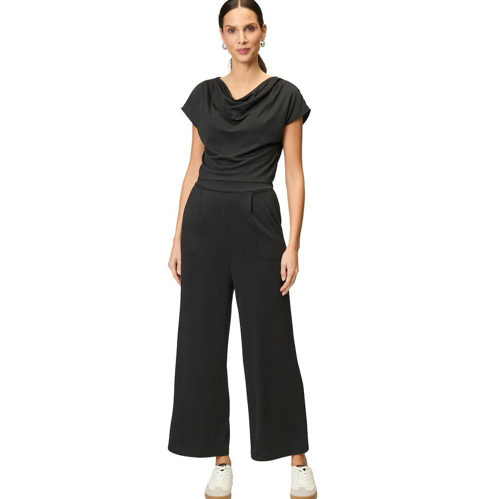 Zero Overall »zero Jumpsuit Mit Wasserfallausschnitt« (1 Tlg.) Drapiert /gerafft