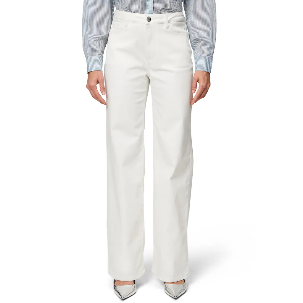 Zero Röhrenhose »zero Sommerjeans weites Bein 32 Inch« Plain/ohne Details
