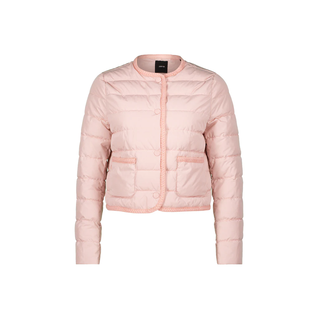 Zero Steppjacke »zero Steppjacke Mit Knopfleiste«