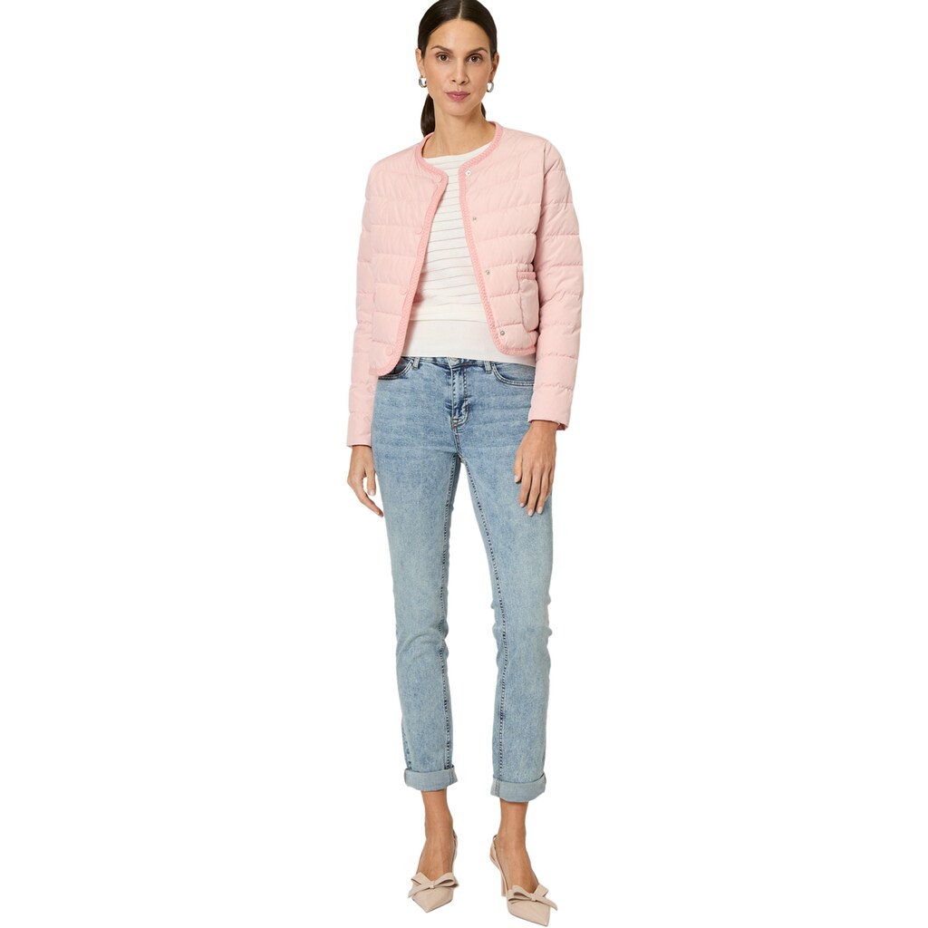 Zero Steppjacke »zero Steppjacke Mit Knopfleiste«