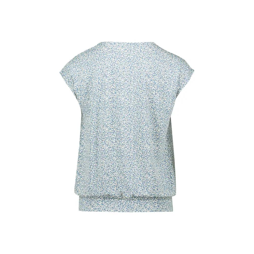 Zero T-Shirt »zero Shirt Mit Blätterdruck« (1 Tlg.) Falten