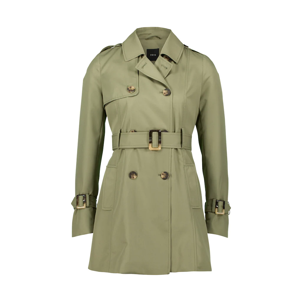 Zero Trenchcoat »zero Trenchcoat Mit Bindegürtel«