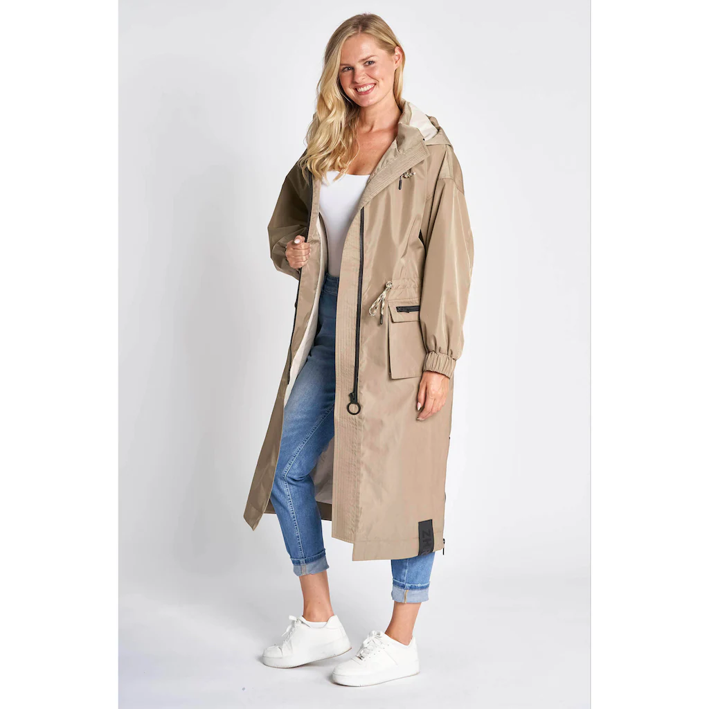 Zhrill Allwetterjacke »AILA« Mit Kapuze Mit Seitlichen Eingrifftaschen Und Kapuze
