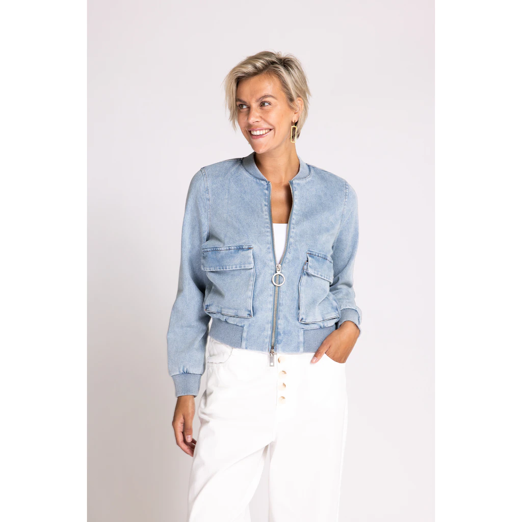 Zhrill Blouson in Unifarbe