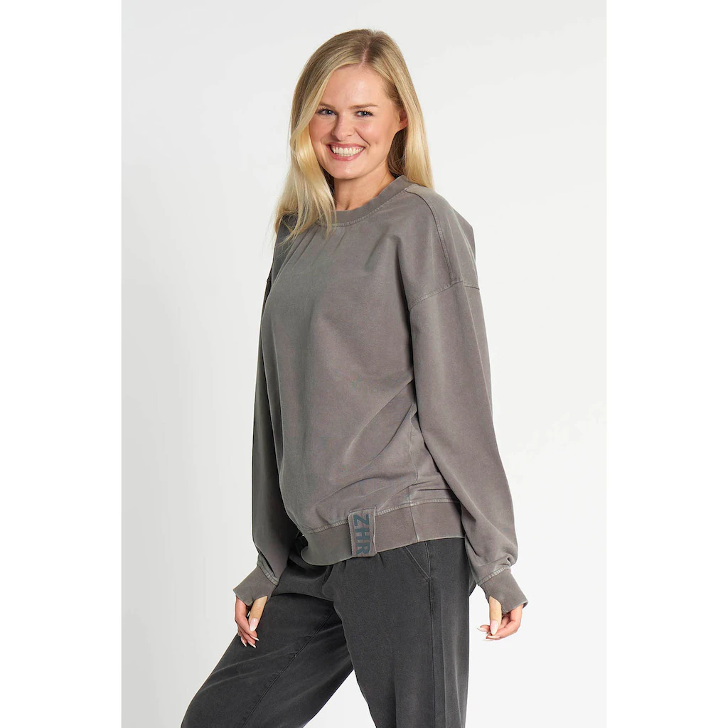 Zhrill Sweatshirt »MINSA« Mit Print Auf Dem Rücken