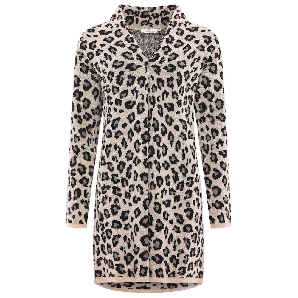 Zwillingsherz Cardigan »"Classic Leo Uni"« Mit Leo Muster