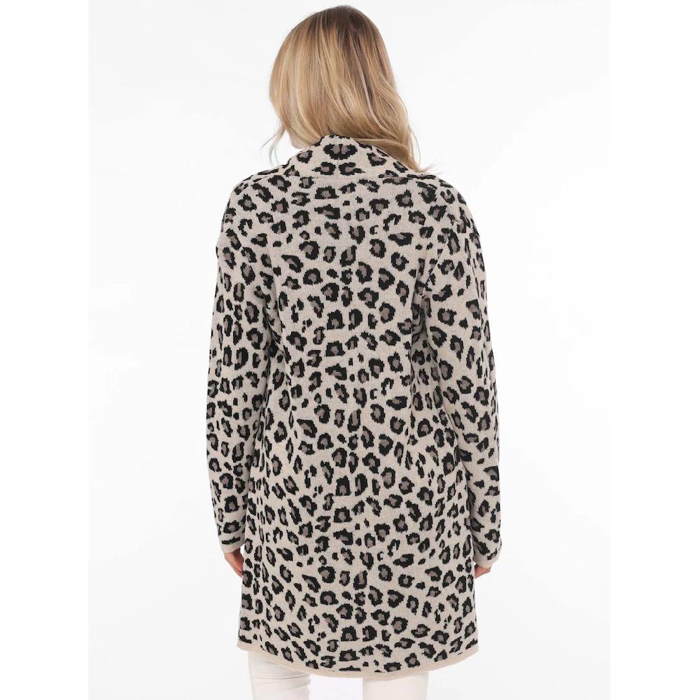 Zwillingsherz Cardigan »"Classic Leo Uni"« Mit Leo Muster