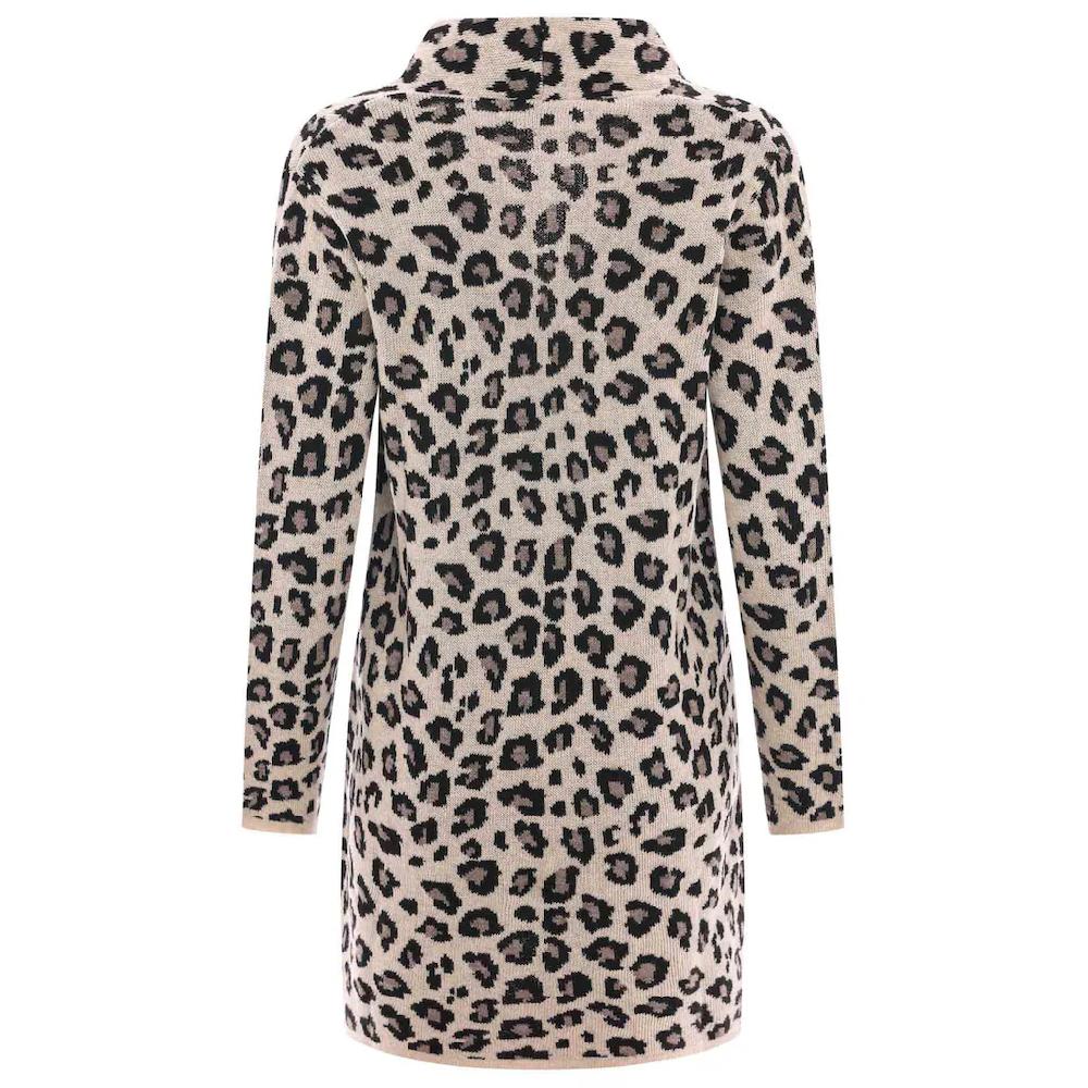 Zwillingsherz Cardigan »"Classic Leo Uni"« Mit Leo Muster