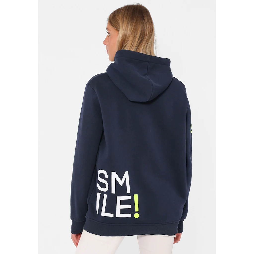 Zwillingsherz Hoodie »"Alissa"« Mit SMILE Print