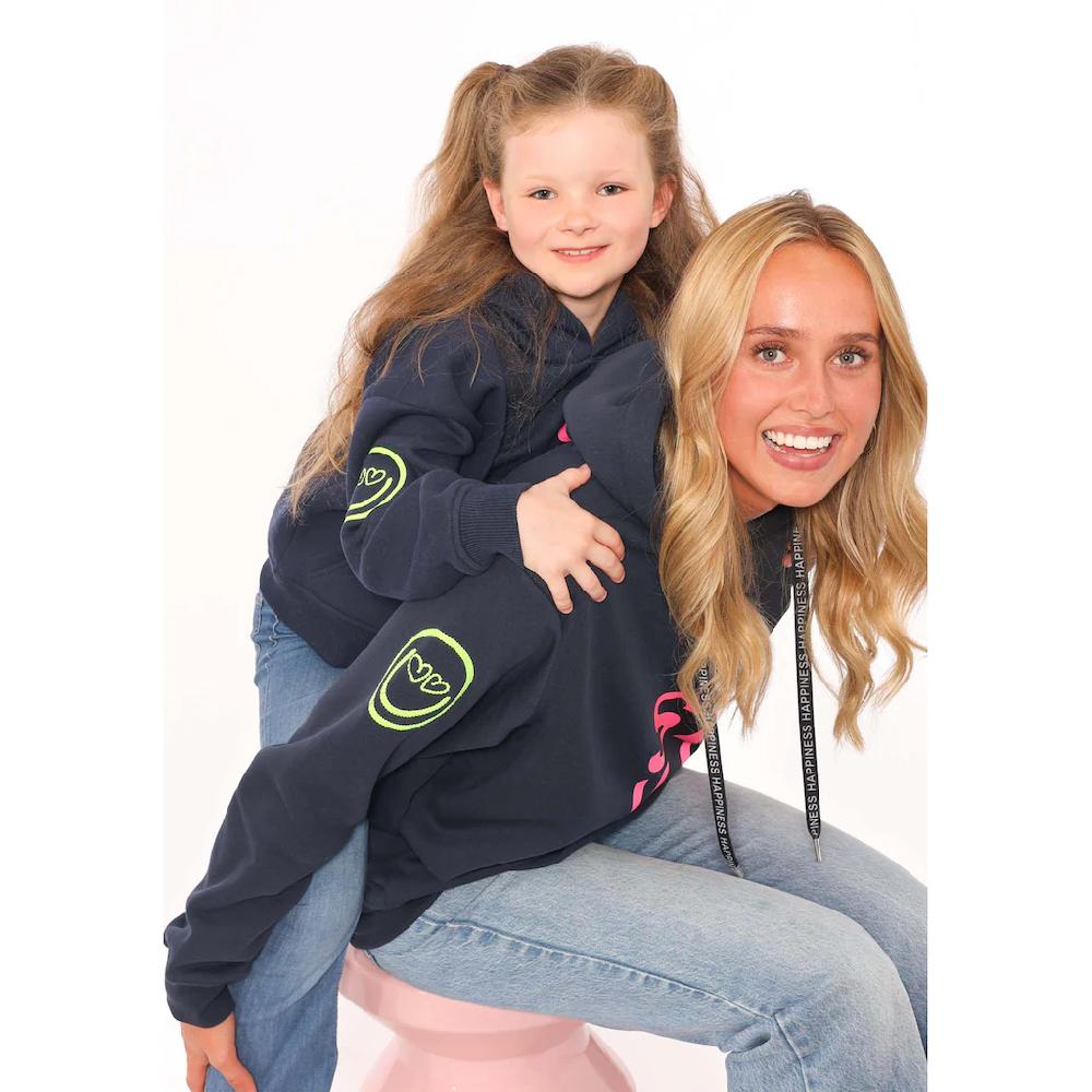 Zwillingsherz Hoodie »"Alissa"« Mit SMILE Print