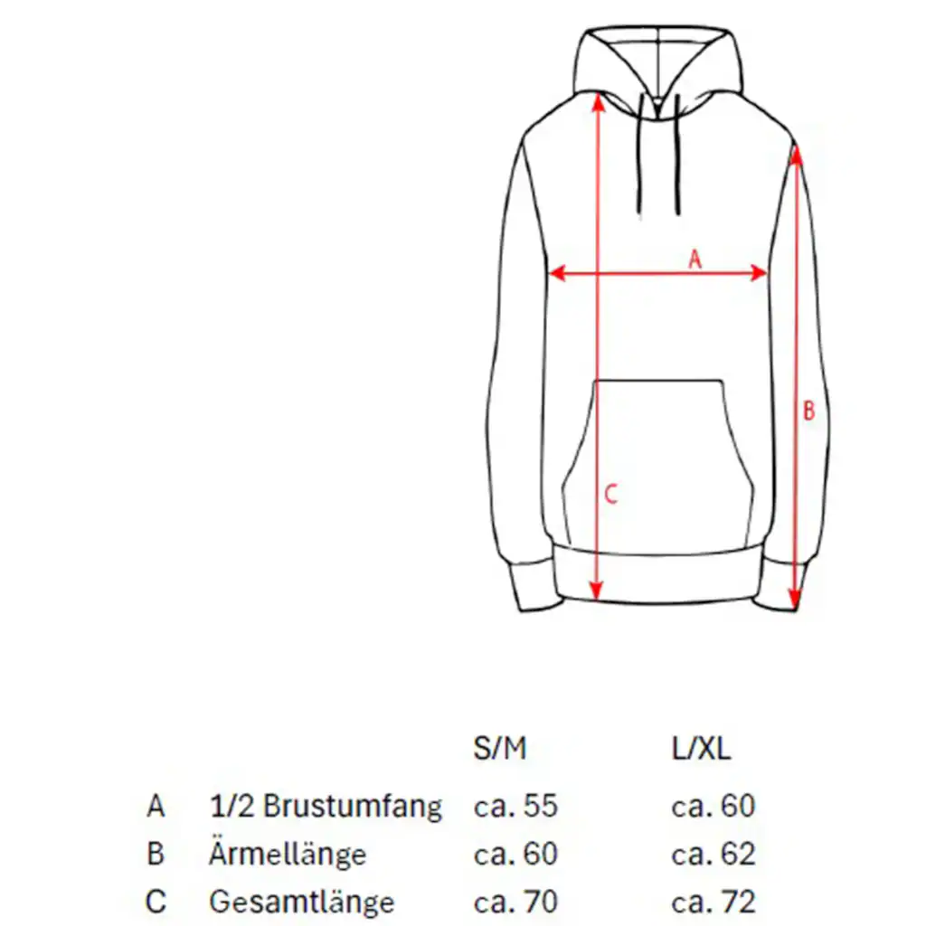 Zwillingsherz Hoodie »"Classic Leo AOP"« Leo Allover Mit Kängurutaschen