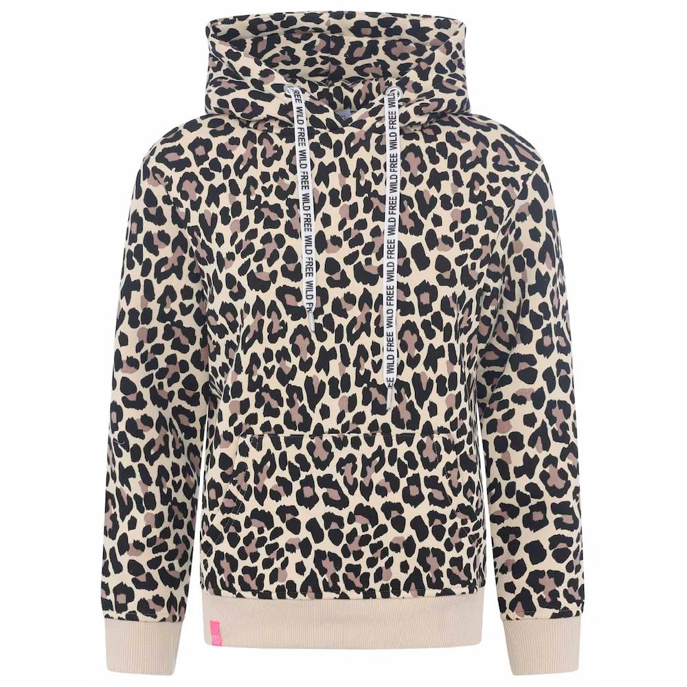 Zwillingsherz Hoodie »"Classic Leo AOP"« Leo Allover mit Kängurutaschen