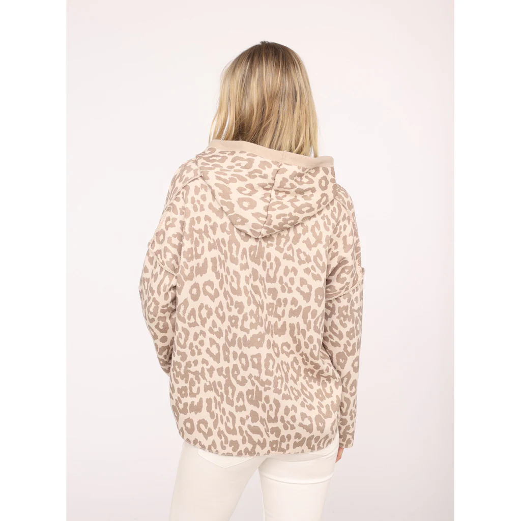 Zwillingsherz Hoodie »"Leo"« Mit Doppellagiger Verarbeitung