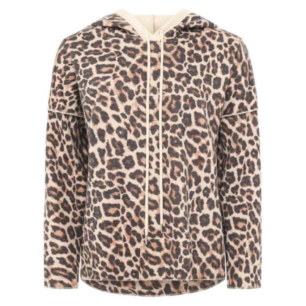 Zwillingsherz Hoodie »"Leo"« Mit Kapuze Und Leoprint