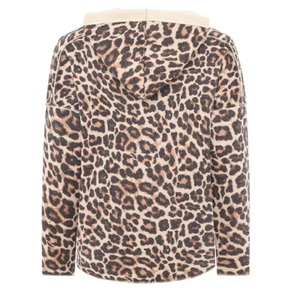 Zwillingsherz Hoodie »"Leo"« Mit Kapuze Und Leoprint
