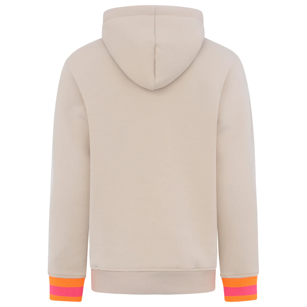 Zwillingsherz Hoodie Mit Aufschrift Moin Und Anker In Neonfarben