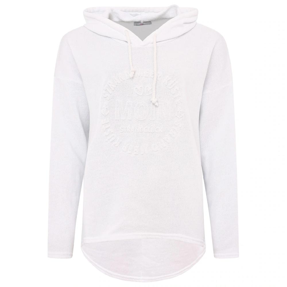 Zwillingsherz Hoodie »"Moin"« Mit Kapuze Und Stempeldruck