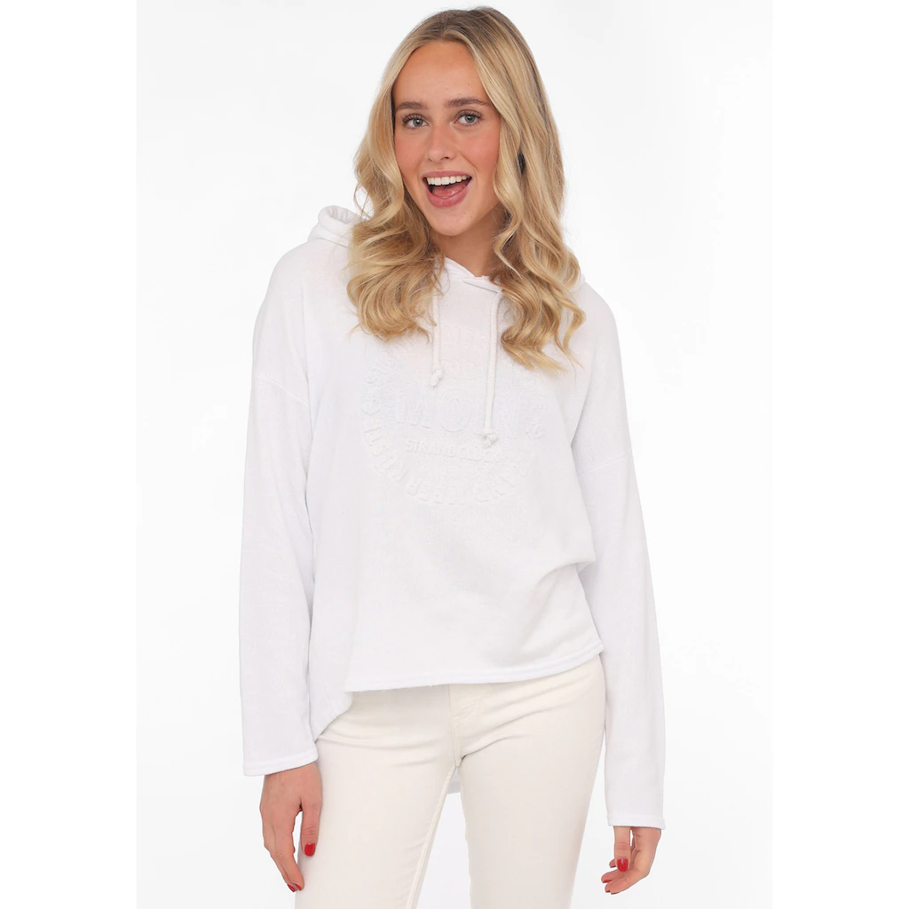 Zwillingsherz Hoodie »"Moin"« mit Kapuze und Stempeldruck