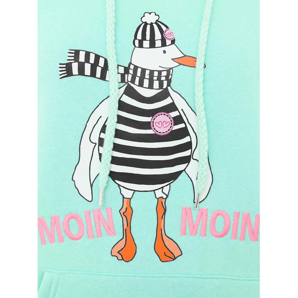 Zwillingsherz Hoodie »"Moin Moin Möwe"« Mit Nordischem Gruß Und Lustiger Möwe