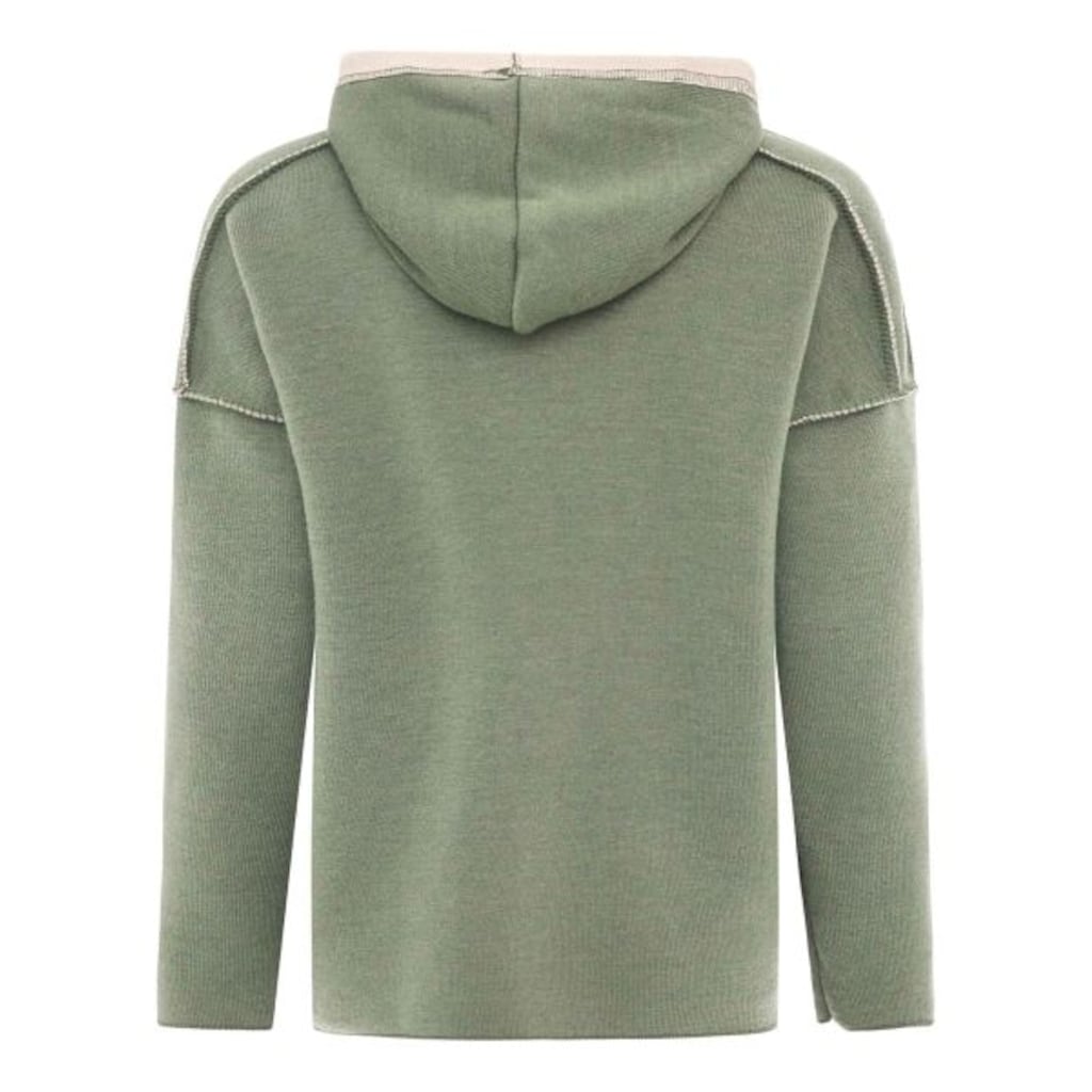 Zwillingsherz Hoodie »"Positive Mind"« Mit Kapuze 3/4 Arm Und Stempeldruck