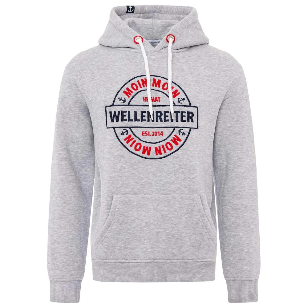 Zwillingsherz Hoodie »"Wellenreiter"« Mit Fronttaschen Und Kordel